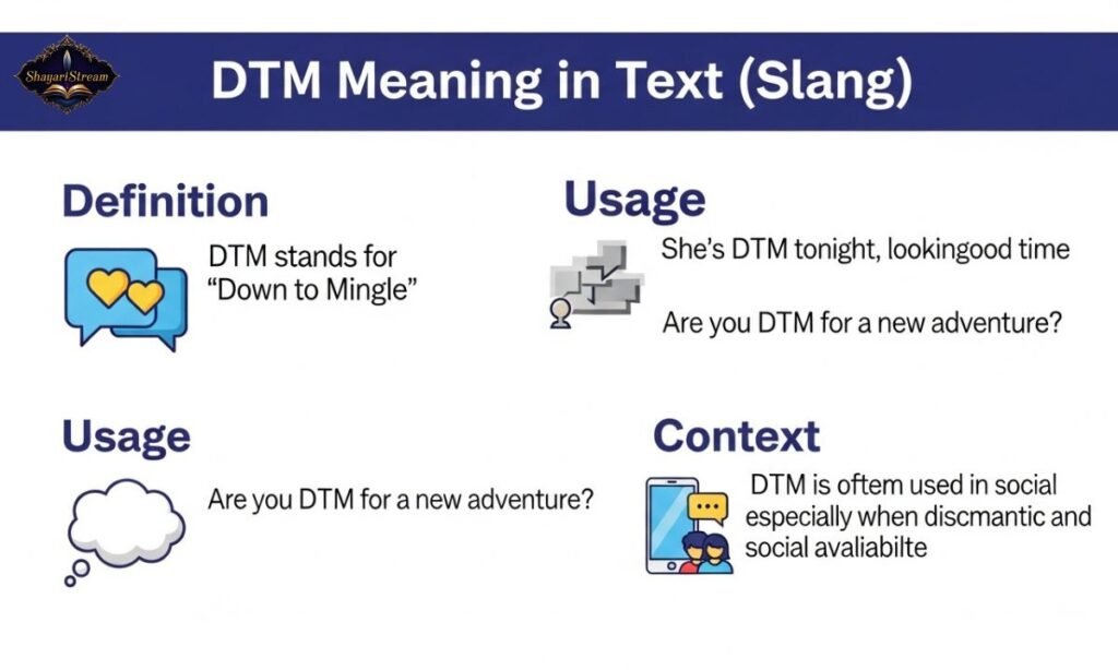 DTM Meaning in Text (Slang)