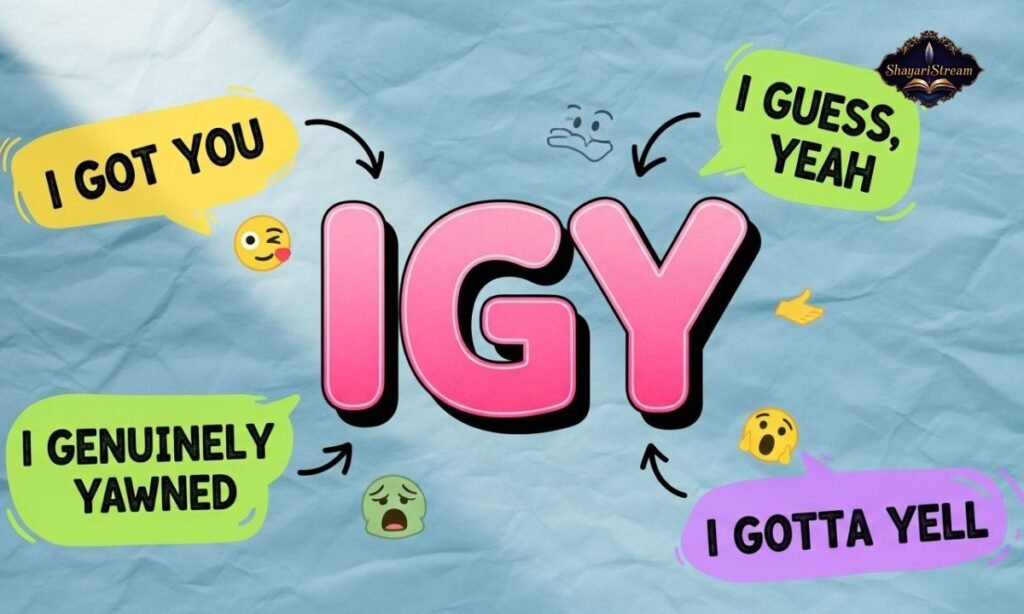 IGY Meaning in Text