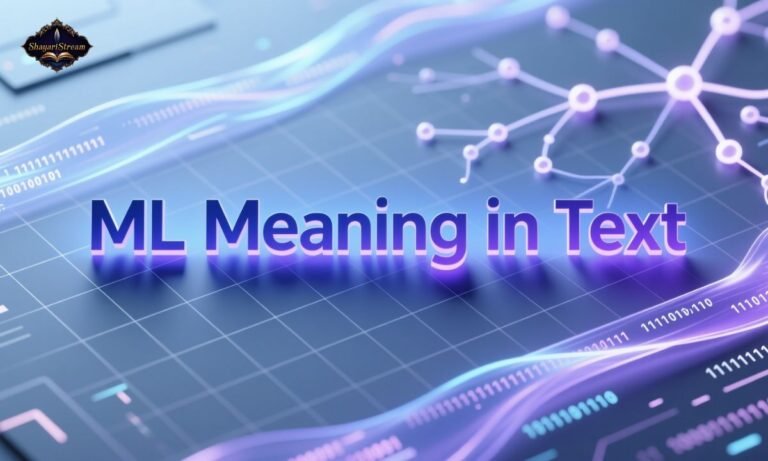 ML Meaning in Text