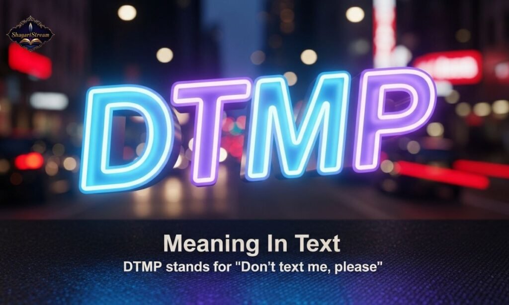 DTMP Meaning in Text