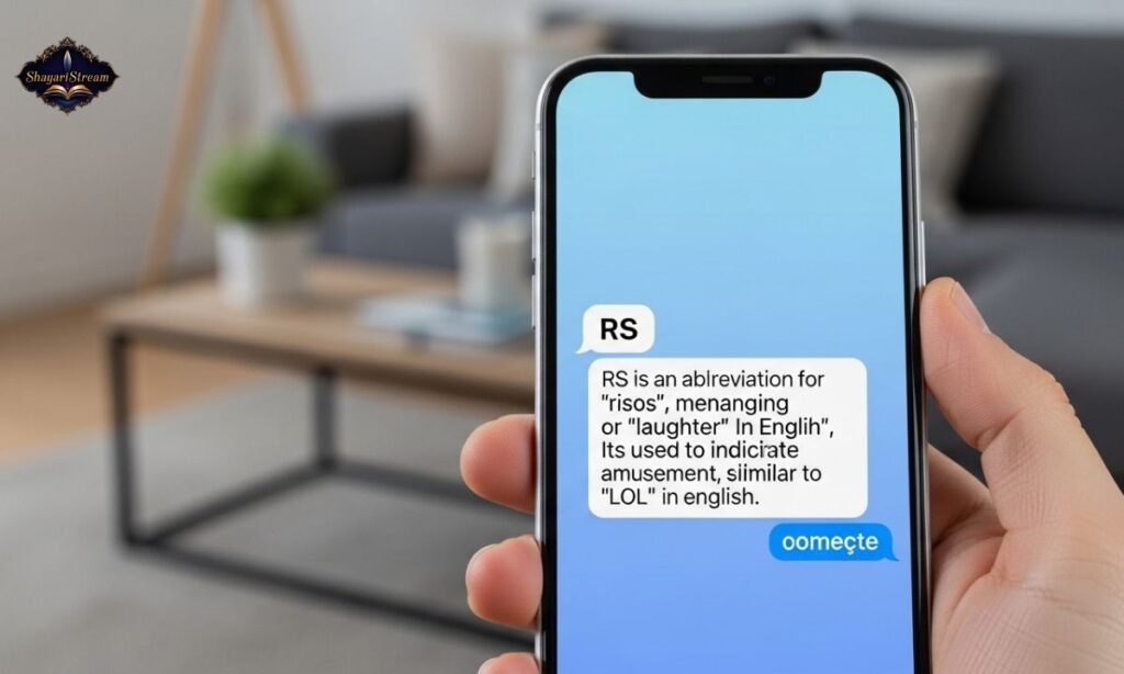 RS Meaning in Text Portuguese