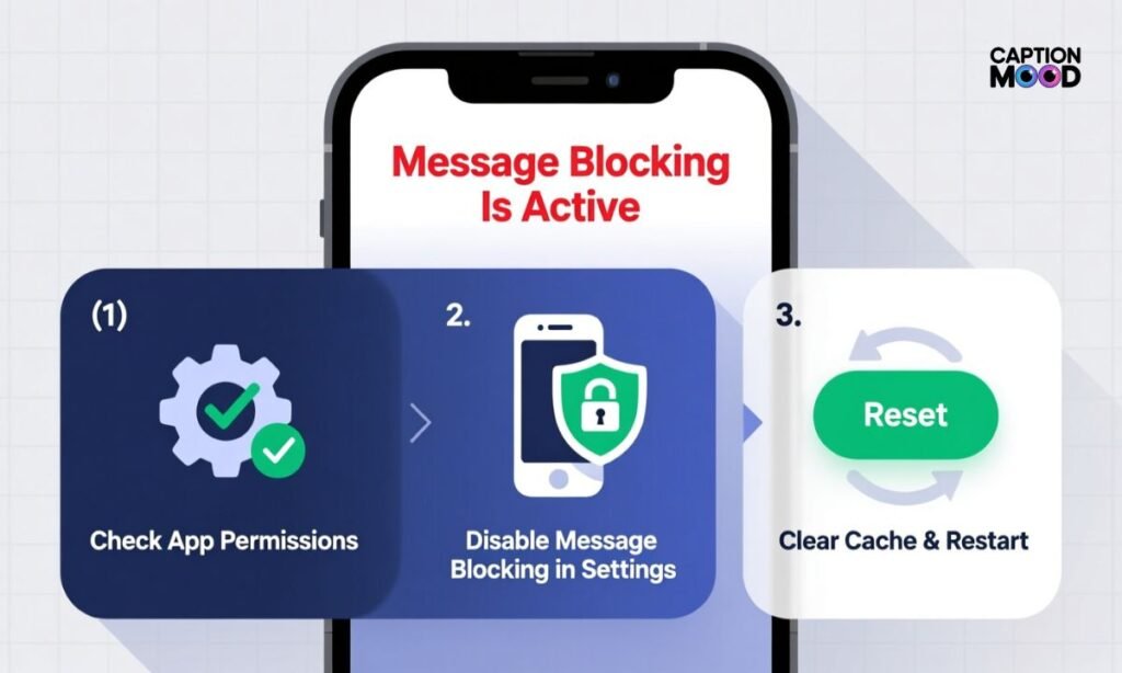 How to Fix the “Message Blocking Is Active” Error?