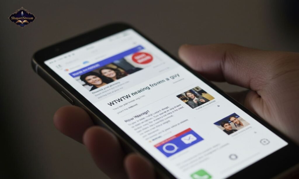 WTW Meaning from a Guy