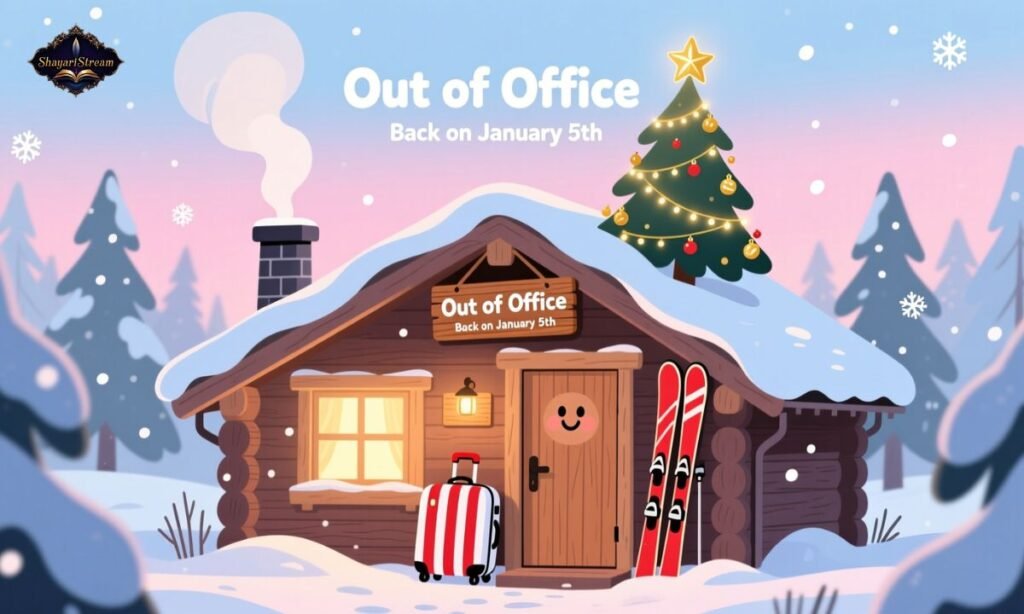 Out of Office Message for Holiday 🎄✈️