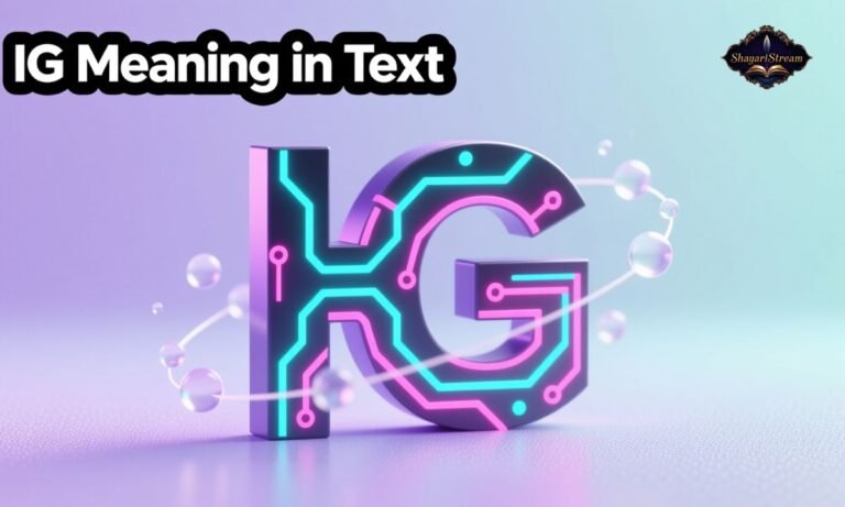 IG Meaning in Text