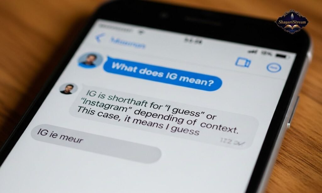 What Does “IG” Mean in Text?