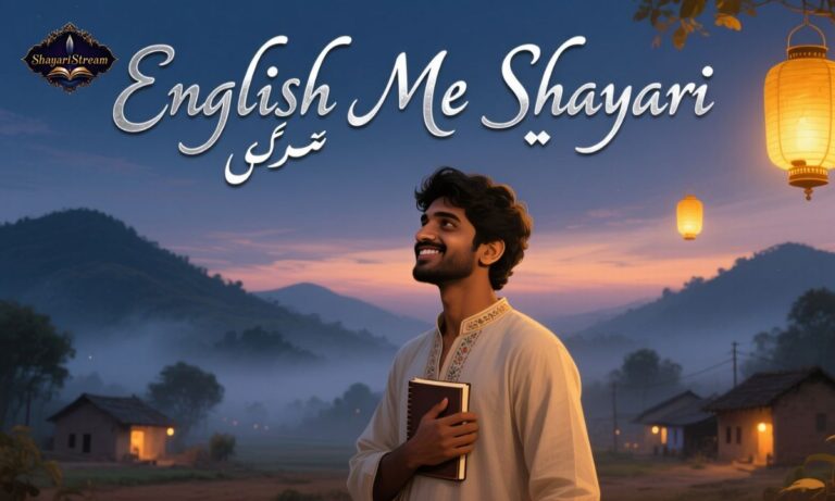 English Me Shayari
