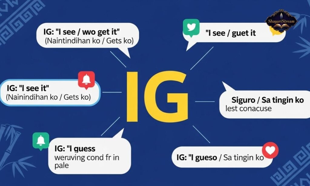 IG Meaning in Text Tagalog