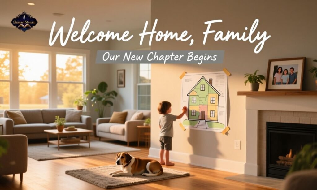 New Home Messages for Family