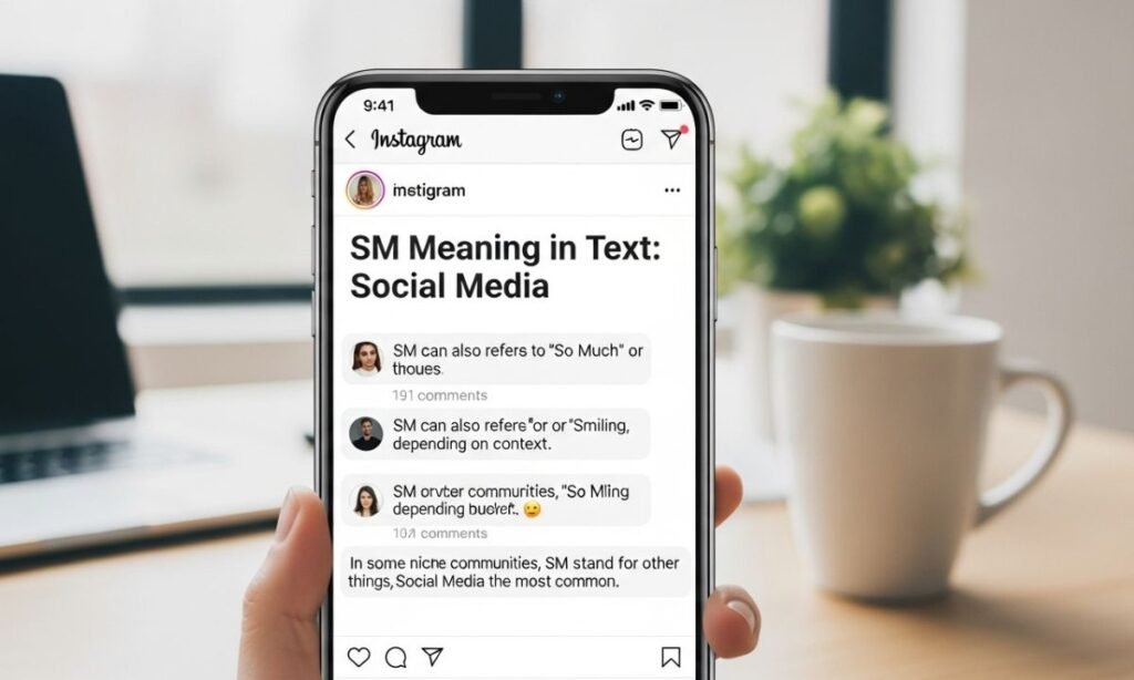 SM Meaning in Text Instagram