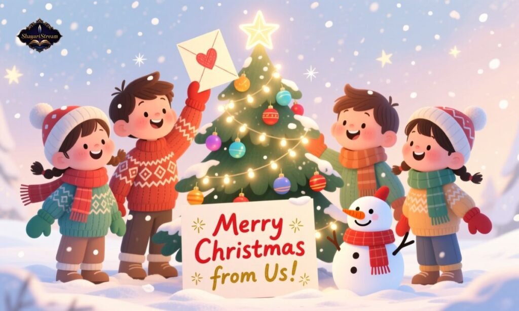 Christmas Card Messages for Kids