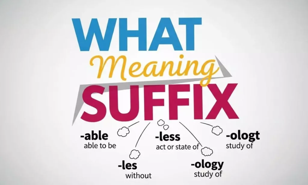 What Meaning Suffix