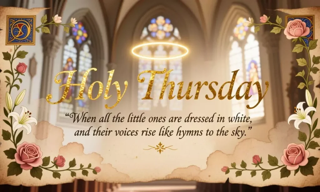 Holy Thursday Quotes