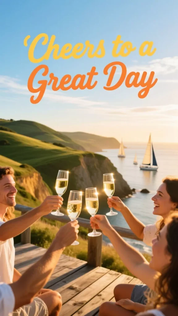 Cheers to a Great Day Quotes