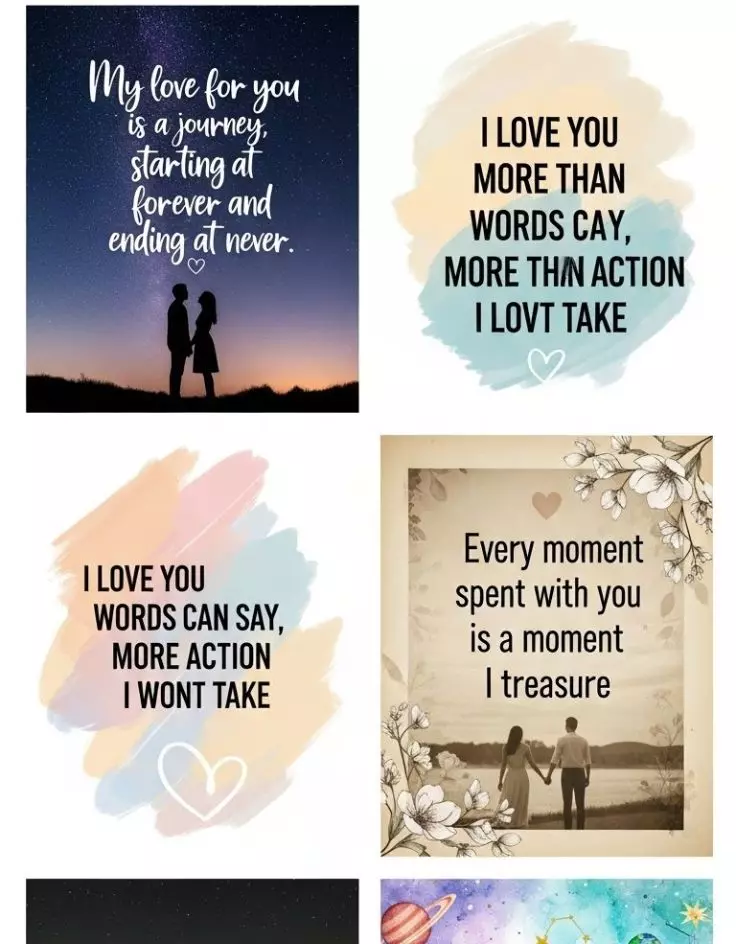How Much I Love You Quotes for Him & Her