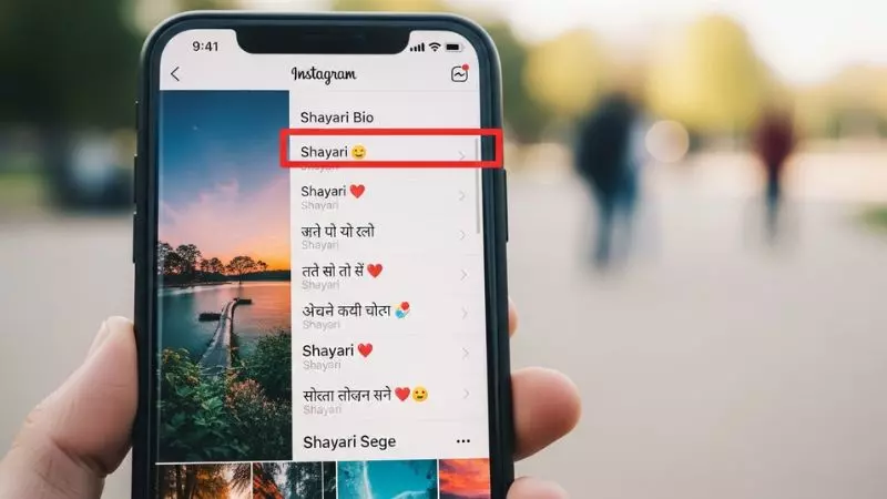 Shayari Bio for Instagram in Hindi